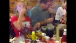 Man vs food 4 pound steak challenge [upl. by Hildick]