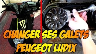 Peugeot Ludix  Changer ses galets  On Bricole 4 🛠️ [upl. by Gorden626]