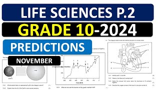 LIFE SCIENCES GRADE 10 P2 PREDICTIONS 2024 PREDICTION LIFE SCIENCES G10 P2 THUNDEREDUC BY M SAIDI [upl. by Natsirt415]