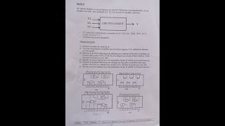 EXAMEN DE FIN DE FORMATION logique combinatoire 1 [upl. by Eelarol]