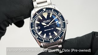 Helson Sharkmaster 300 Blue No Date Preowned [upl. by Cinom430]