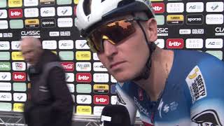 Tim Merlier  Interview at the start  Classic BruggeDe Panne 2024 [upl. by Peursem]