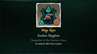 Sea Of Thieves  Commendations  Vanquisher Of The Crawlers Curse [upl. by Ahsyt219]