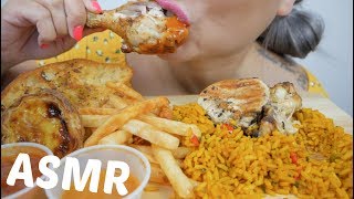 ASMR Nandos Chicken  Portuguese Meal Eating Sounds  NE Lets Eat [upl. by Floro400]