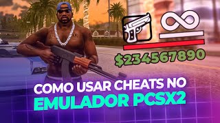 PCSX2 Como usar CHEATS Códigos no emulador do PS2 [upl. by Millburn]