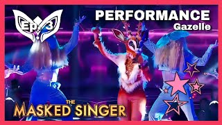 Ep 3 Gazelle Sings quotLuckyquot by Britney Spears  The Masked Singer  Season 10 [upl. by Aimekahs810]