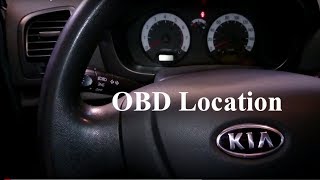 KIA Picanto złącze OBD [upl. by Ayyn]