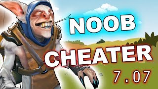 Dota 2 NOOB CHEATER  Meepo with AutoPoof [upl. by Nnaerb]