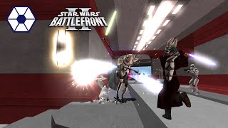 Star Wars Battlefront II 2005 Mods  Clone Wars Extended  Coruscant Apartments  General Grievous [upl. by Hnim105]