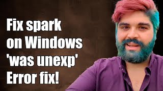 Fixing sparkshell on Windows Resolve was unexpected at this time Error [upl. by Nednil]