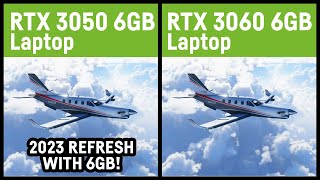 RTX 3050 6GB 2023 Refresh vs RTX 3060 Mobile  LaptopNotebook [upl. by Arreik494]