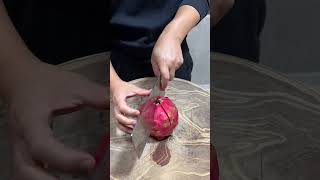 Red dragon fruit cutting style [upl. by Pru]