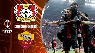 Bayer Leverkusen vs Roma Extended Highlights  UEL SemiFinals 2nd Leg  CBS Sports Golazo [upl. by Kam799]