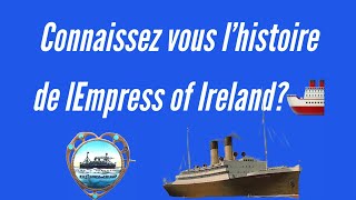 LEmpress of Ireland 🇮🇪 vous connaissez rimouski quebec shipwrecks [upl. by Aillij]