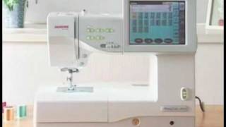 Embroidery amp sewing  Janome MC11000  part 1  introduction [upl. by Ayotnom]