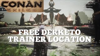 HOW TO LEARN DERKETO RELIGION FOR FREE IN CONAN EXILES [upl. by Nomelihp]