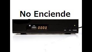 Falla 5 Decodificador DTV No Enciende Para Las Marcas MASTER SPELER GEBOX Y Otras Marcas [upl. by Dinerman646]