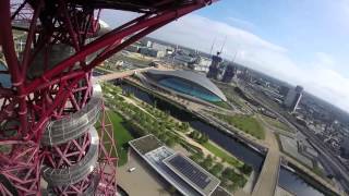 80m Abseil down the ArcelorMittal Orbit [upl. by Moise]