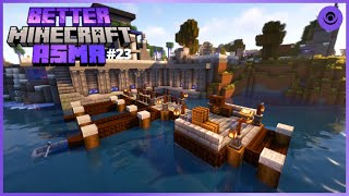 Building the Docks  Minecraft Chill LP 23  ASMR Soft Spoken [upl. by Notpmah]