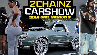 2CHAINZ CAR SHOW had Atlanta THICK Donkmaster Giveaway Cutlass amp PLENTY of Old Schools GDAWG POV [upl. by Ahsercel]