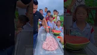 Watermelon Ice cream for poor kids shorts usa [upl. by Ardnuasac959]