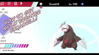 Where To Get Hidden Ability MOLD BREAKER EXCADRILL  Pokemon Sword and Shield [upl. by Agnese]