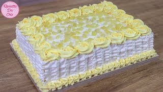 BOLO DE ANIVERSÁRIO CASEIRO ABACAXI COM COCO 6 Kg  PASSO A PASSO 2° PARTE  RECEITAS DA CRIS [upl. by Eedrahc847]