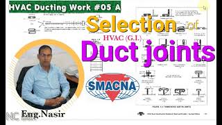 39 HVACGI duct joint slip amp drive companion steel flange method using SMACNA standards [upl. by Wain]