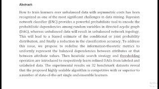 Learning Balanced Bayesian Classifiers From Labeled and Unlabeled Data [upl. by Studdard]