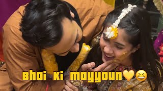 Bhai ki mayyoun 💛 3 days vlog 🥲 nameerkishadi [upl. by Ojillib]