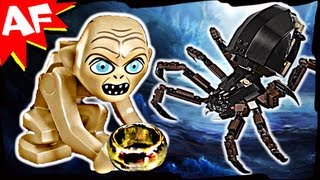 GOLLUM amp SHELOB Attacks 9470 Lego Lord of the Rings Set Animated Building Review [upl. by Hun]