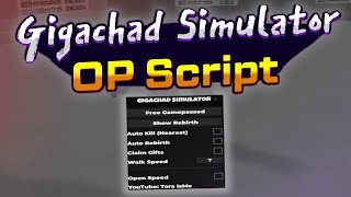 Gigachad Simulator script – AutoTrain AutoRebirth [upl. by Harbed45]