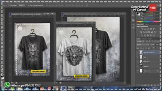 Mockup Playeras PASO A PASO  Photoshop Facil [upl. by Ayotas651]