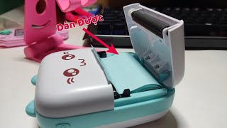 Giấy In Nhiệt Dán Được Dành Cho Máy In Nhiệt Mini Review [upl. by Okiram]