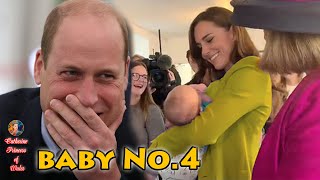 Cheeky William Mentioned Baby No4 as See Catherine Tenderly Cradles Newborn During Surprise Visit [upl. by Asylla]