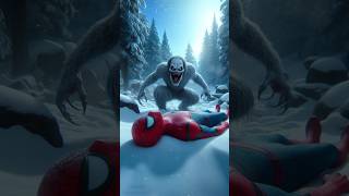 SpiderMan and Elsa Frozen vs Pennywise fight battle elsafrozen spiderman joker animals [upl. by Aleunam]