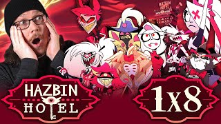 HAZBIN HOTEL EPISODE 8 REACTION  The Show Must Go On  More Than Anything Reprise  FINALE [upl. by Terbecki151]