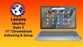 Lenovo IdeaPad Duet 3 11quot Chromebook Qualcomm Snapdragon 7c 4GB RAM 64GB eMMC Unboxing amp Setup [upl. by Rhea542]