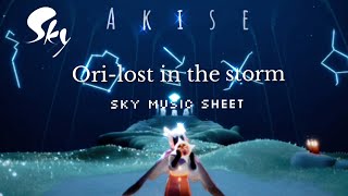 Sky COTL Ori  Lost in the storm  sky music sheet [upl. by Renee275]