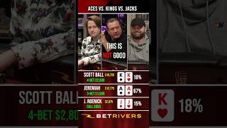 ACES vs KINGS vs JACKS in crazy poker cash game with NHL Legend Jeremy Roenick pokernight fail [upl. by Enyawed]