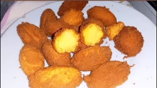 BOLINHO DE FUBÁ FRITO SEM TRIGO [upl. by Htebasile]