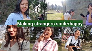 making strangers smile dont miss her smile strangers in kohima  happy aoleang [upl. by Rihat601]