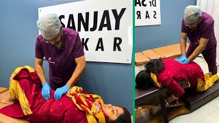 Removing Low Back Pain with Chiropractic Treatment  Chiropractor in Kolkata [upl. by Aneev]