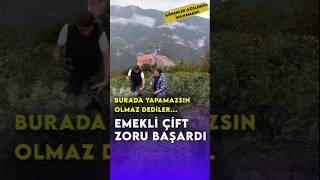 Emekli çift zoru başardı Burada yapamazsın olmaz dediler doğa tarımhaber [upl. by Dugaid]