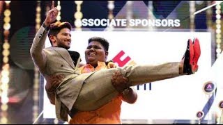 Vaishnav Girish with Celebrities – India’s new singing sensation [upl. by Nyroc653]