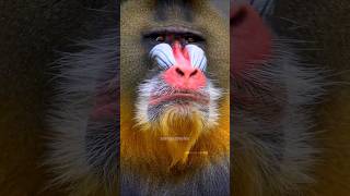 Mandrill The Most Terrifying Monkeys On Earth shorts [upl. by Ymaj]