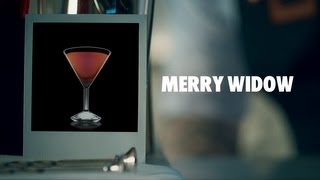 MERRY WIDOW DRINK RECIPE  HOW TO MIX [upl. by Kahler]