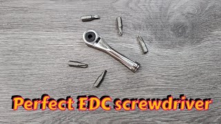 I may have just found the perfect EDC screwdriver solution Sealey Micro Ratchet [upl. by Bedwell]