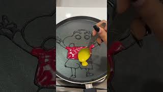 Day 2  Shinchan Pancake Art 😍 [upl. by Radloff555]