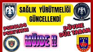 SAĞLIK YÖNETMELİĞİ GÜNCELLENDİ ✅  TSK JANDARMA  ✅ TÜM DETAYLAR ✅ [upl. by Siram922]